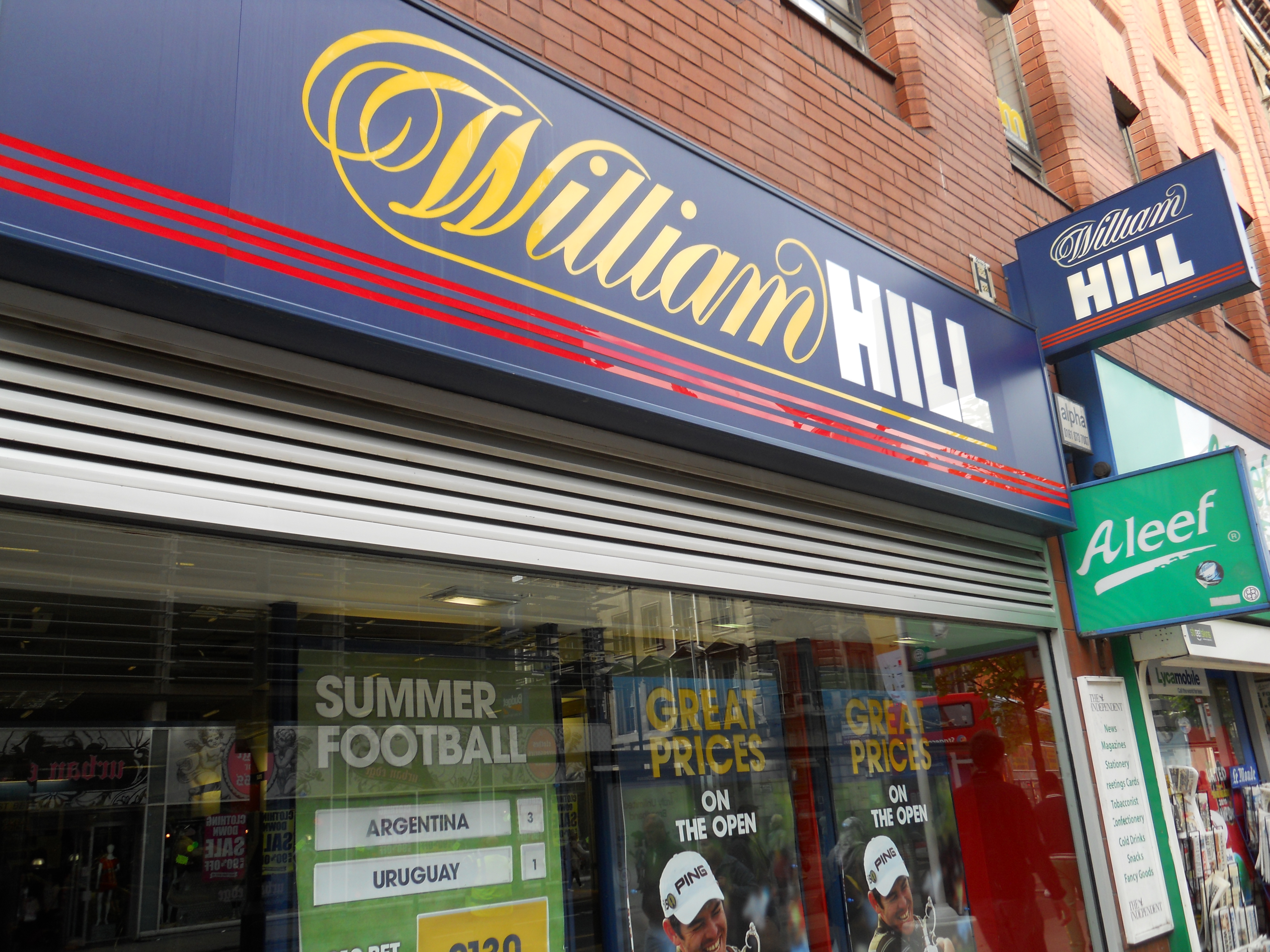 william hill store front